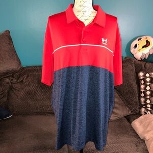 Under Armour Freedom Logo Short-Sleeve Polo, XXL